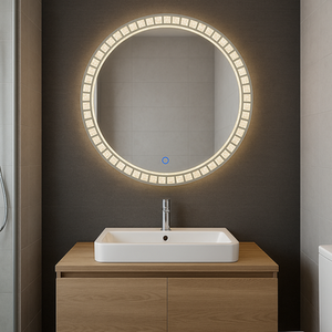 AURELIA Round LED Mirror Light with 3 CCT Switch