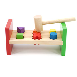 Wooden Hammer Workbench Early Educational Game Toy