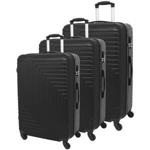 Quest 3Pcs ABS Suitcase Set - Dark Blue - Set of 3