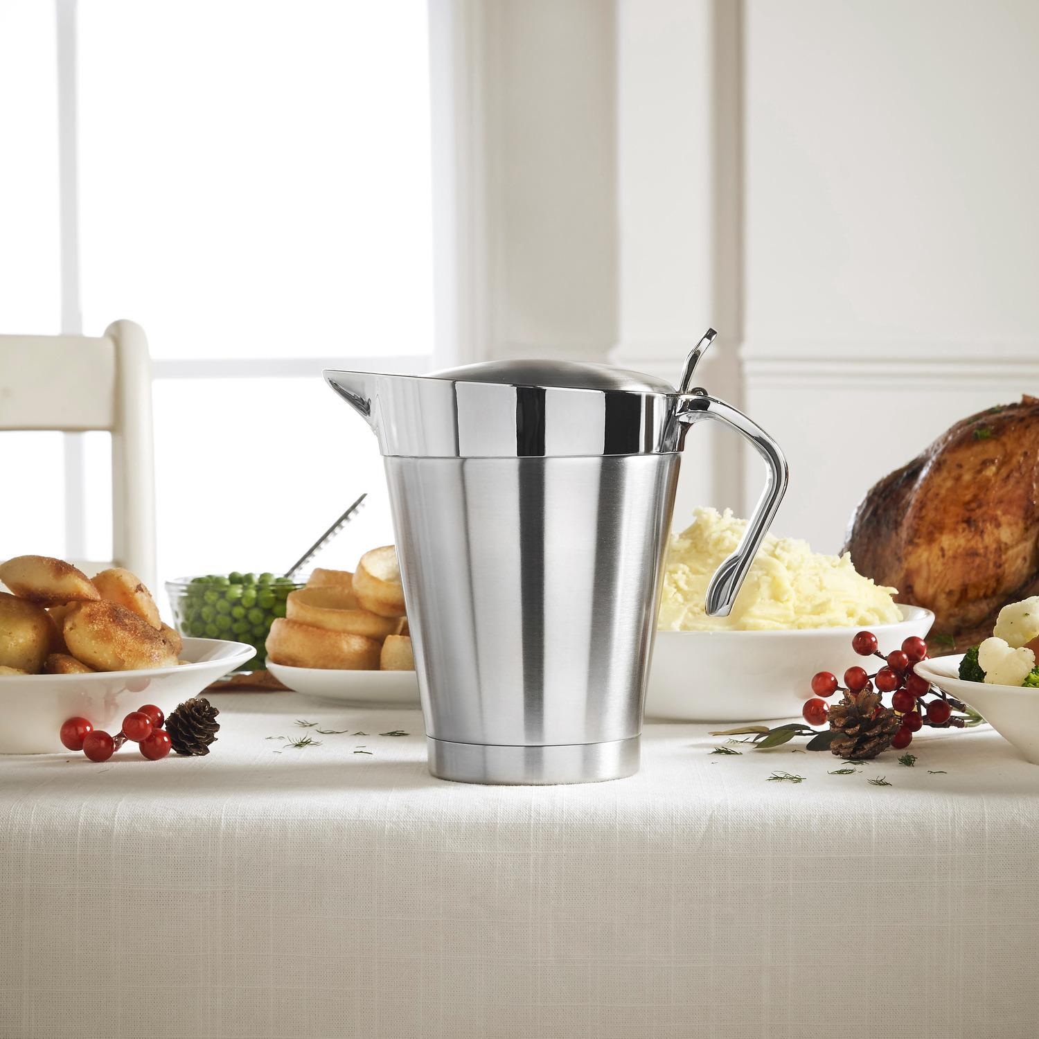 Image of Insulated Gravy Jug - Silver /&hellip;