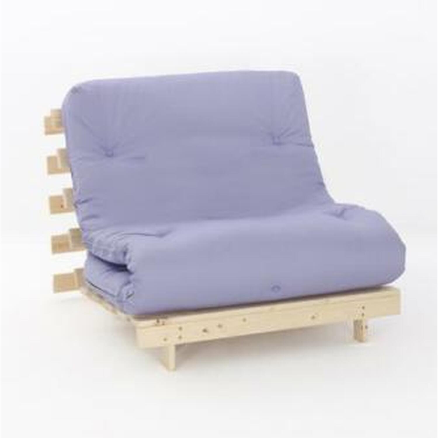 Lilac 2ft6 Premium Luxury Futon Sofa Bed - Lilac