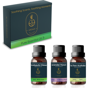 Set of 3 Essential Oils for Diffusers Natural