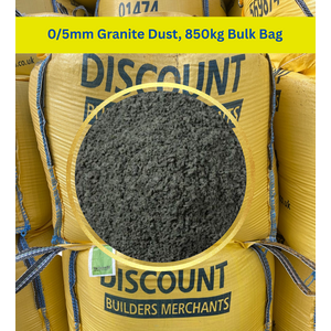 05mm Granite Dust 850kg Bulk Bag, Kerbside Delivery.