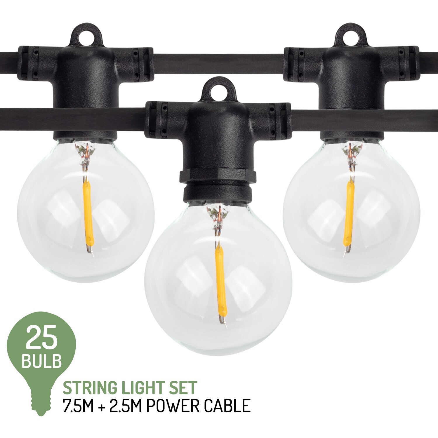 Image of Outdoor LED String Lights - E12&hellip;