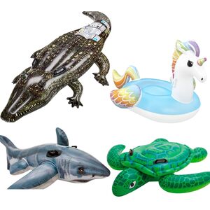 Intex 4-in-1 Swimming Pool Ride-On Unicorn, Sea Turtle, Wave Rider and Shark