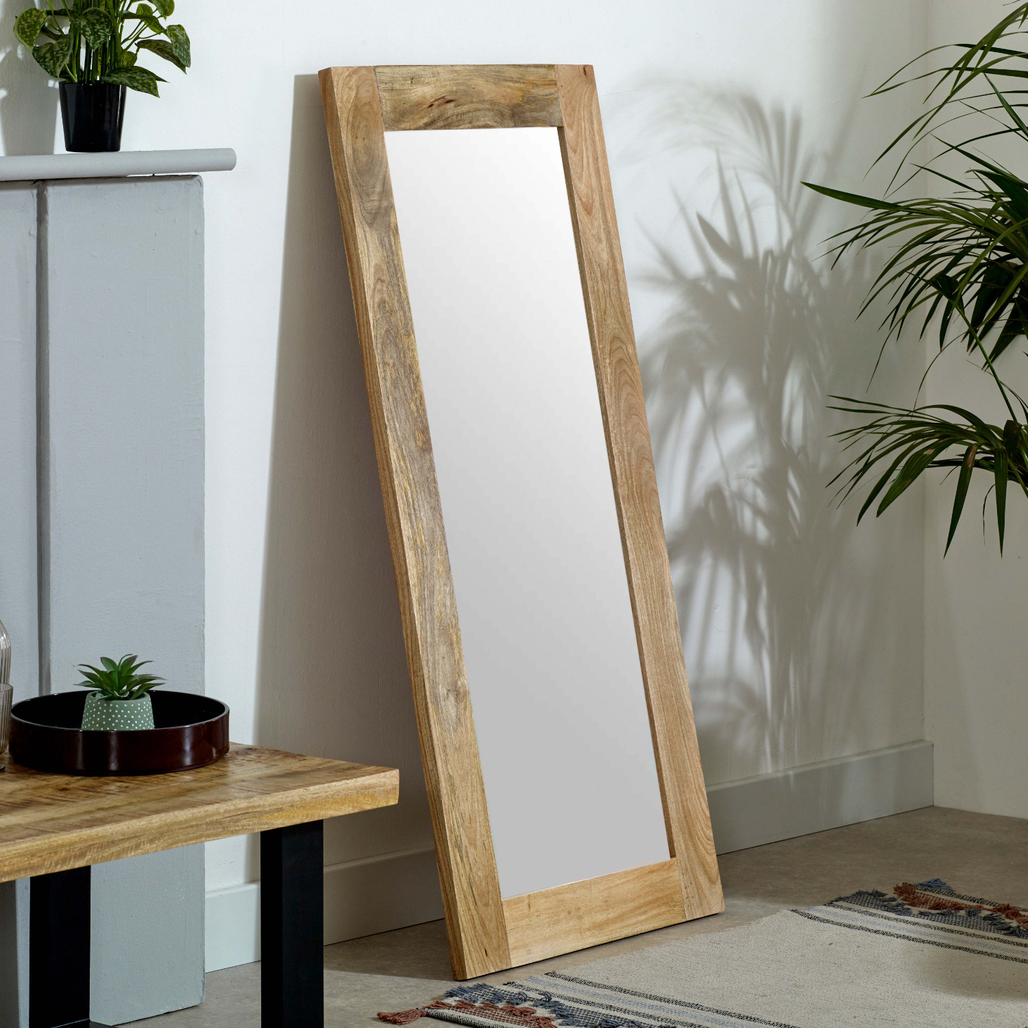 Image of Merlin Mango Wooden Mirror Extra Long&hellip;