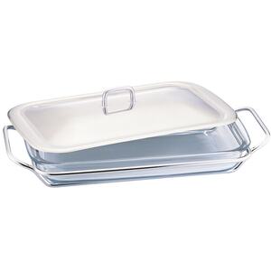 Berlinger Haus Stainless Steel Silver Rectangle Food Warmer Without Candle