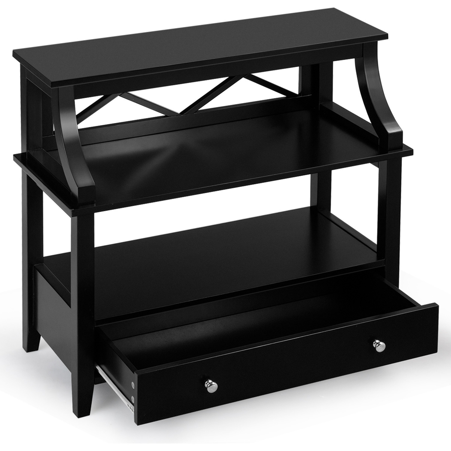 Console Storage Table - Black