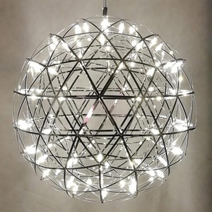 CGC FAWKES Chrome Firework Starburst Chandelier