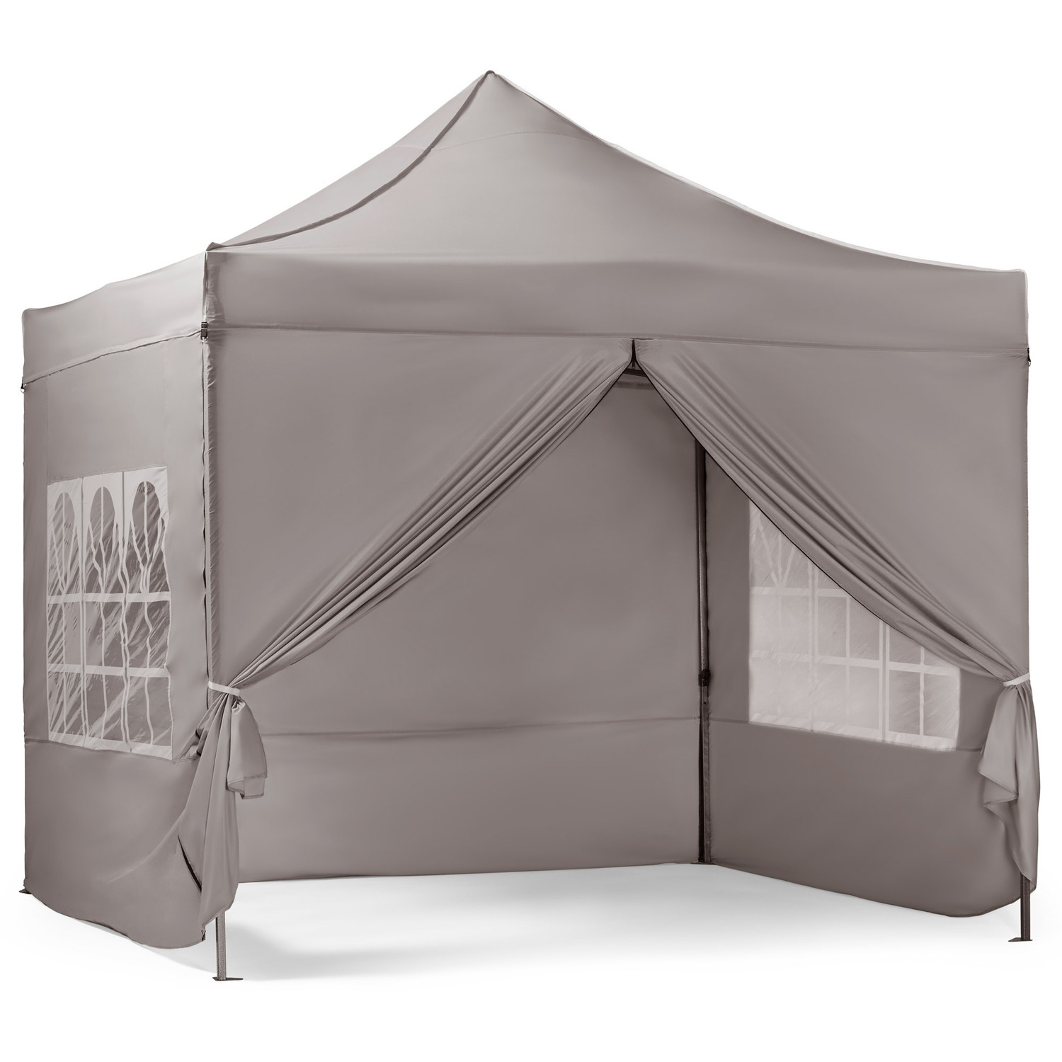 Waterproof Premium Gazebo With Sides - Grey