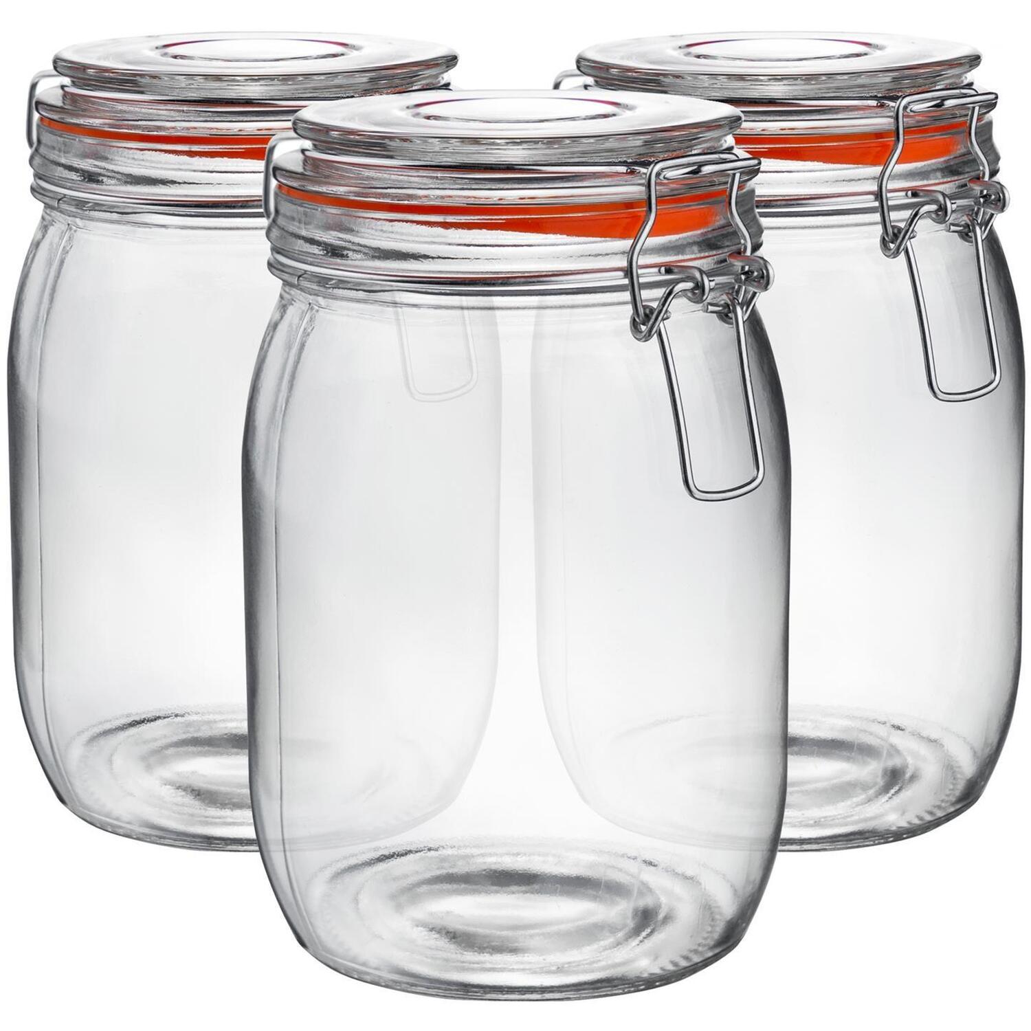 Image of Glass Storage Jar - 1 Litre&hellip;