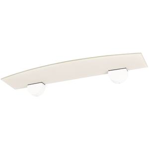 Bowed Floating Glass Shelf - Clear