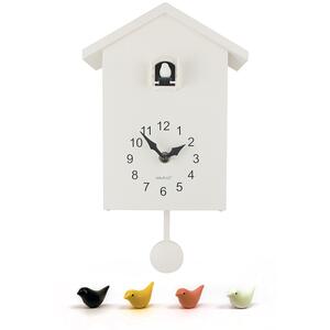 White Window Cuckoo Wall Clocks for Bedroom