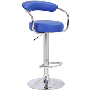 Zenith Kitchen Bar Stool, Chrome Stem  Footrest, Adjustable Swivel Gas Lift