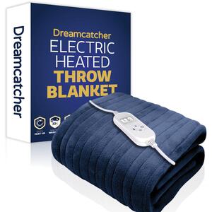 Dreamcatcher Navy Blue XL Electric Heated Throw – 180 x 130cm