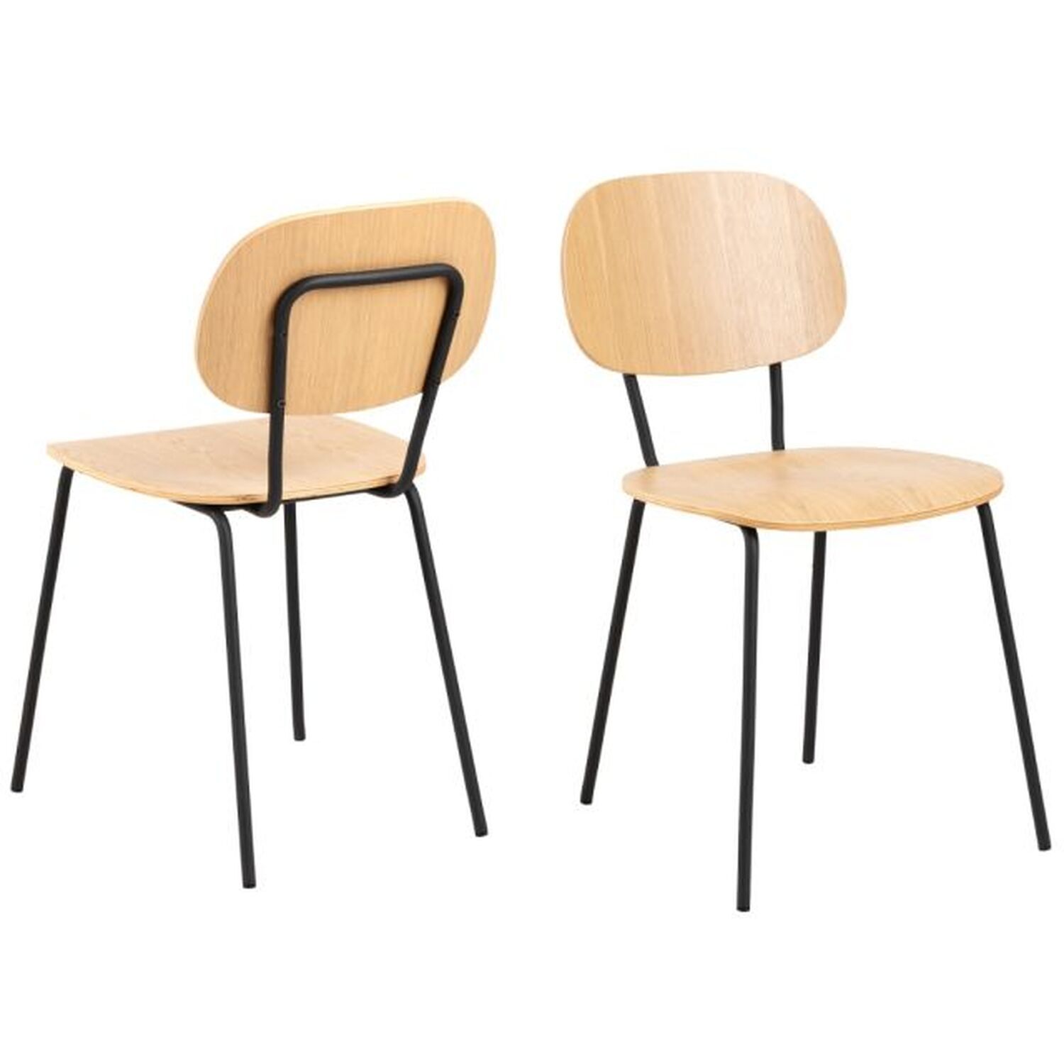 Amira Dining Chair Set Of 2 - Brown