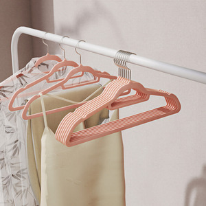 SONGMICS Non-slip Velvet Clothes Hangers with Tie Bar
