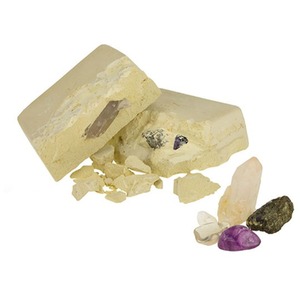 Kids Crystal Excavation Dig Set with Accessories