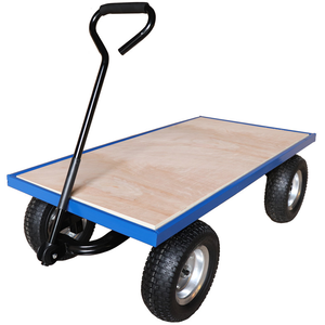 Workhorse Heavy Duty General Purpose Platform Truck, Plywood Base, 400kg