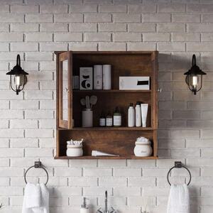 Wall Mirror Cabinet - Grey