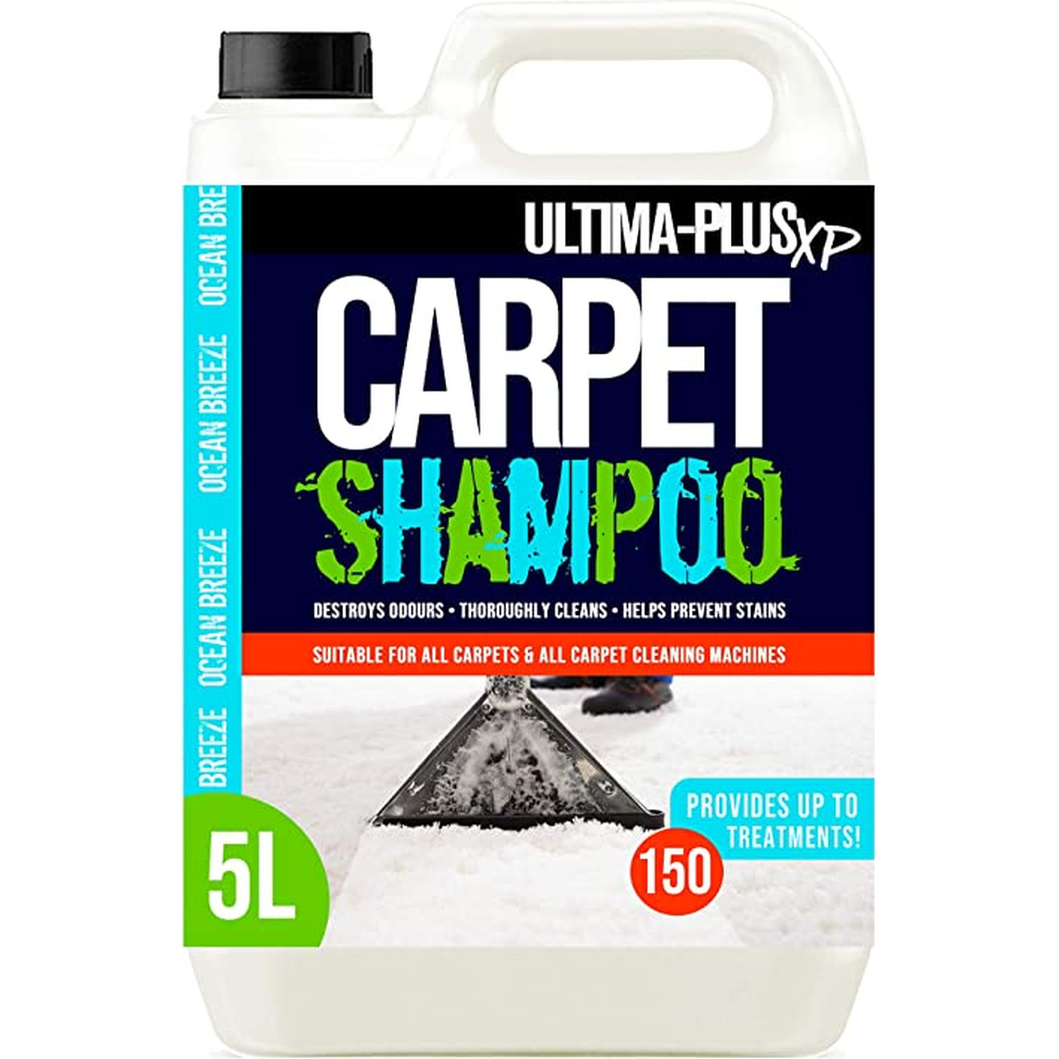 Carpet Cleaning Shampoo High Concentrate Solution Ocean - Blue / 5kg