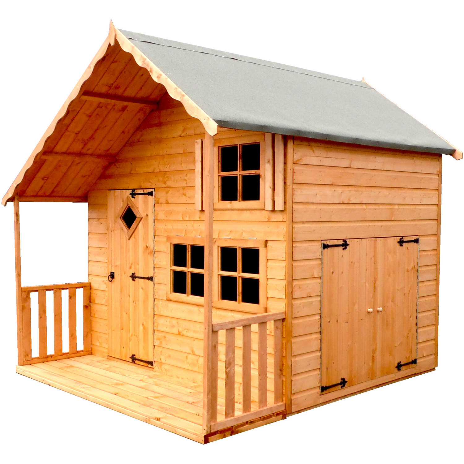 Shire Garden Buildings - Crib Shiplap Playhouse - 7ft - Image 5