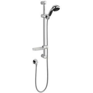 Shower Flow Slide Rail With Soap Tray - 3 Mode Handset, Hose  Fixing Unit