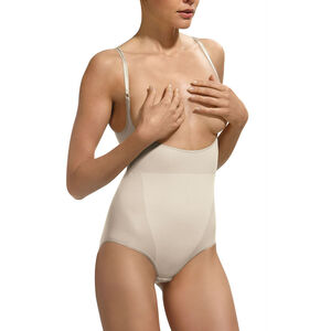 Control Body High-Waisted Bodysuit with Straps