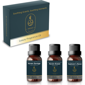 Set of 3 Fragrance Oil For Him Inspired Scents