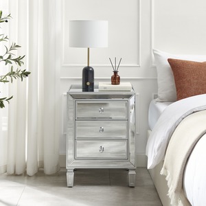 Venetian Mirrored Bedside Table