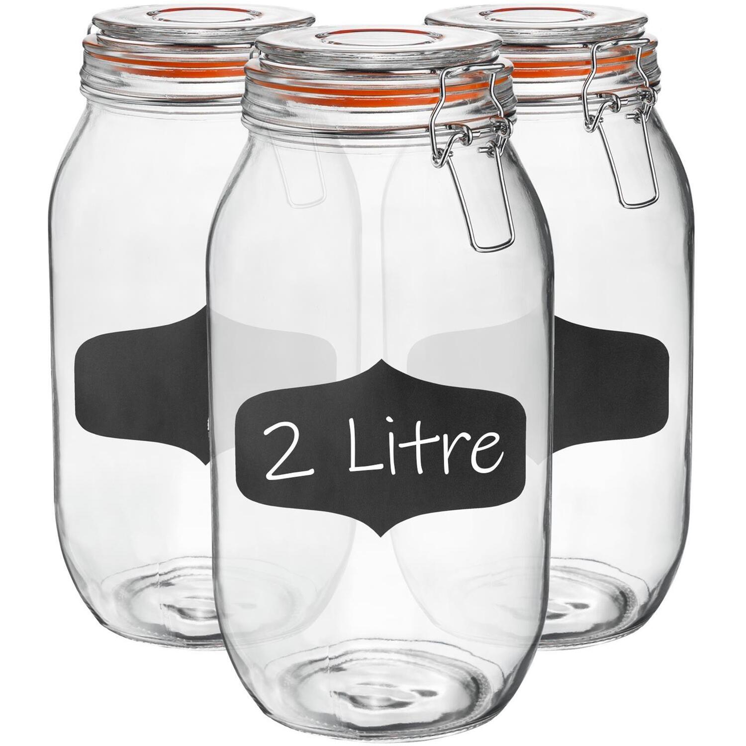 Image of Argon Tableware Glass Storage Jars with&hellip;
