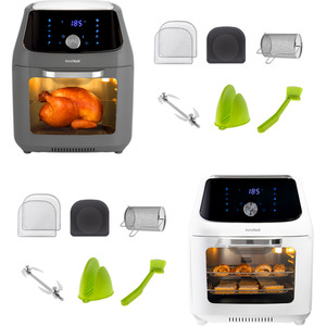 16L Digital Air Fryer Rotisserie Oven 1800W 10 Cooking Presets