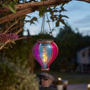Solar Hanging Flaming Balloon Light