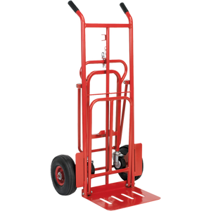 3 in 1 Heavy Duty Pneumatic Wheel Sack Truck, 250kg Capacity
