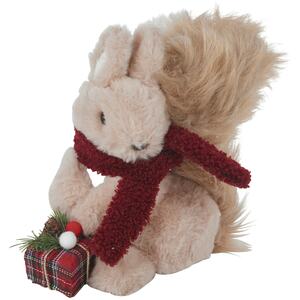 Christmas Squirrel Table Centrepiece Window Decoration - Brown