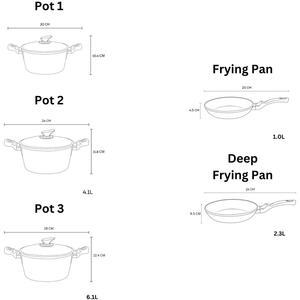 Berlinger Haus 10 Pc Taupe Cookware Set