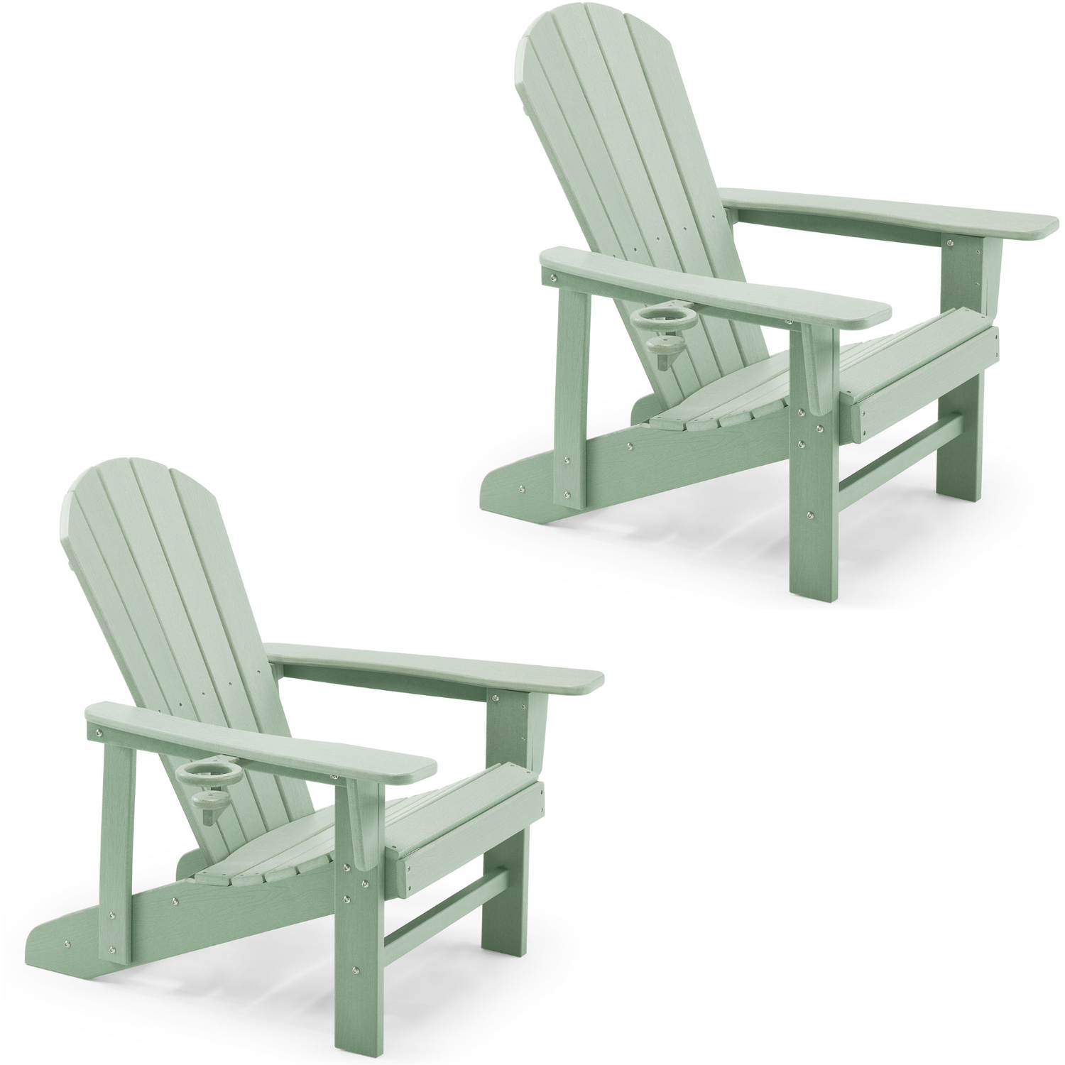 Garden Adirondack Chair Waterproof - Sage Green 2