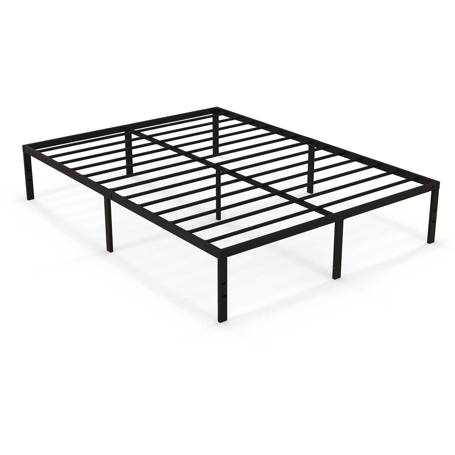 King Size Platform Bed Frame - Black