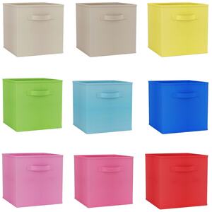 Collapsible Non-Woven Storage Box - M - Multicolour