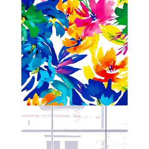 Azalea White Blackout Roller Blinds Easy Fit Child Safety Included