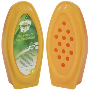 Citronella Gel Insect Repellent 125g - Yellow - Set of 24