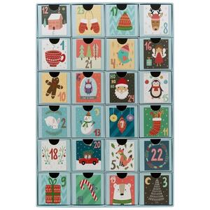 3D Christmas Advent Calendar - Multicoloured