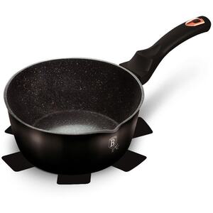 Berlinger Haus 16cm Black Rose Saucepan Cookware Pot Pan