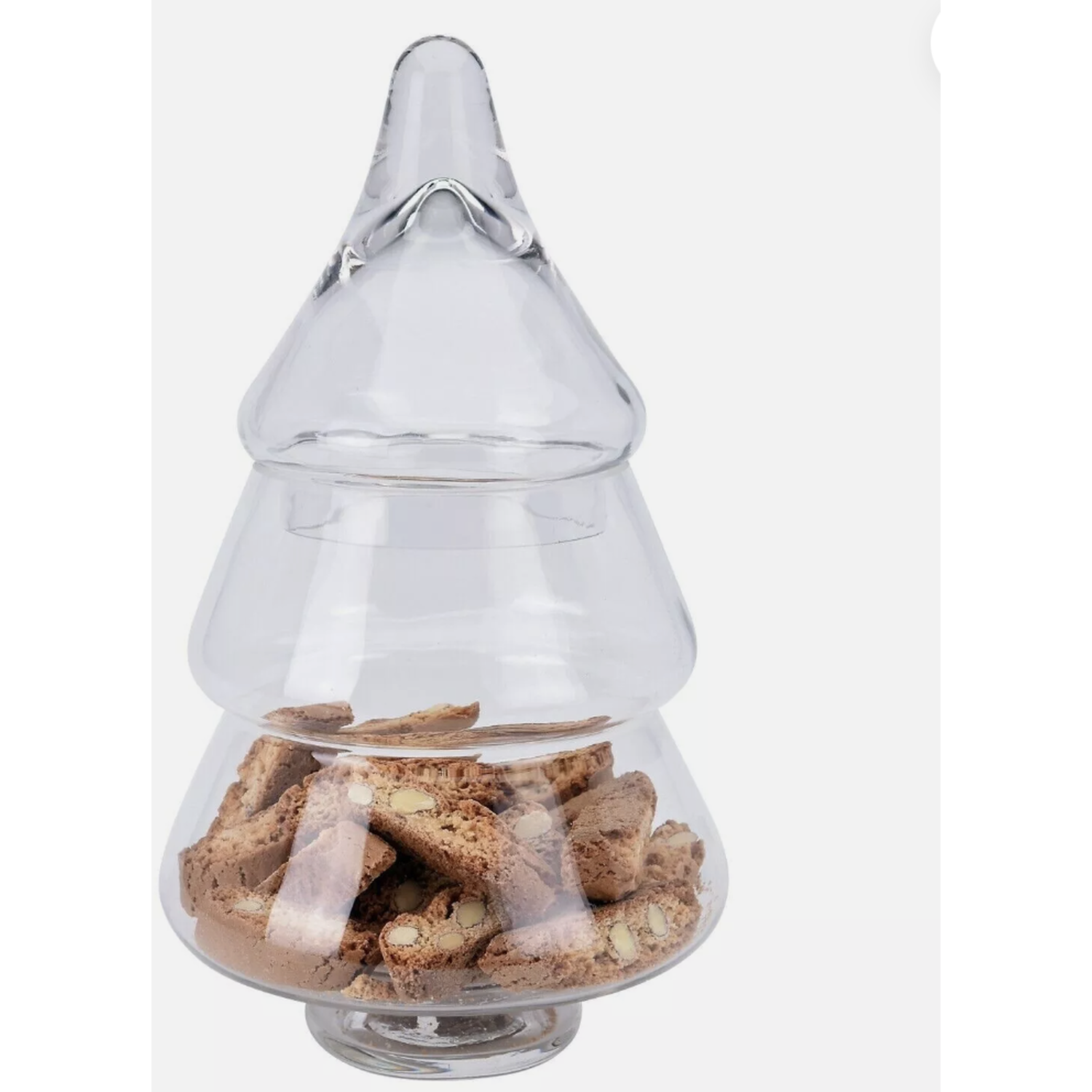 Image of Glass Tree Storage Jar - Clear