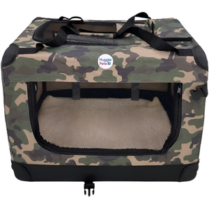 Hugglepets Fabric Crate - Camo Green
