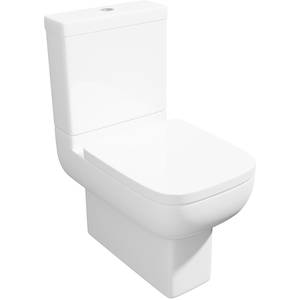 Closed Back Toilet Set With a Soft Close Seat