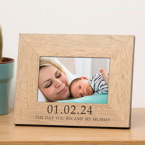 The Day You Became My Mummy Wood Picture Frame