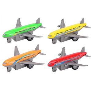 Kids 4PCS Multicoloured Die Cast Aeroplane Aircraft Toy