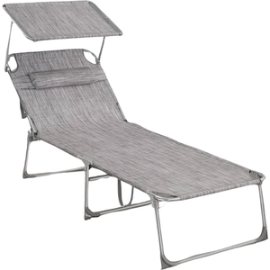 Sun Lounger For Garden Folding Deck Chair