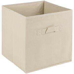 Medium Collapsible Cube Storage Boxes with Carry Handles Set of 3 - Green